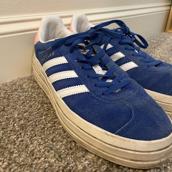 Adidas Gazelle Bold- Pink and Blue Platform - Picture 3 of 8